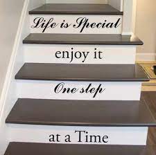 See the gallery for tag and special word stairs. Add These Uplifting Stair Riser Quote Life Is Special Decal To Your Staircase