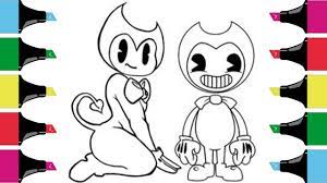 Terry vine / getty images these free santa coloring pages will help keep the kids busy as you shop,. Alice Angel Coloring Book Pages Bendy And The Ink Machine Youtube