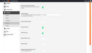 Future in the past continuous, active voice. Prebuild Cache Swift Performance