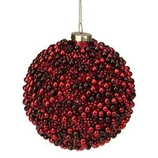 4.0 out of 5 stars. Melrose 2 Finish Red And Black Beaded Glass Christmas Ball Ornament 4 75 120mm Target