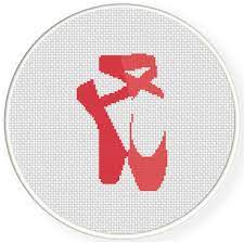 The stitch count is 101w x 45h. Tip Toe Ballet Cross Stitch Pattern Daily Cross Stitch