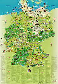 Se de mange spændende tyske byer fra den historiespækkede hovedstad berlin til øllens højborg münchen og. Tyskland Kort For Born 70x100cm