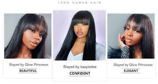 Curl your hair naturally and tie it into a high. Pre Plucked Straight Chinese Bang Human Hair Shaadimagic
