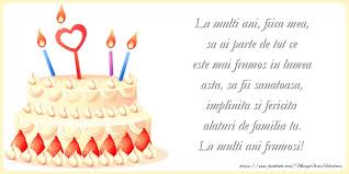 Trimite un mesaj haios de la multi ani cu intarziere si cu siguranta ca persoana sarbatorita nu se va supara ce a făcut elena ceaușescu când a aflat că fiica ei, zoe, se iubea cu petre roman. Felicitari Aniversare De La Multi Ani La Multi Ani Frumosi Fiica Mea Felicitarianiversare Com