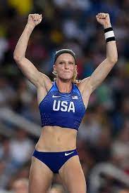 4.53 m georgios roubanis greece: Sandi Morris Of The United States Competes In The Women S Pole Vault Final On Female Athletes Beautiful Athletes Pole Vault