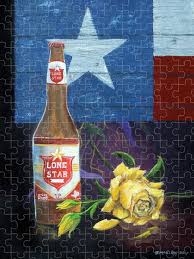 Here are 15 of them for those wanting a challenge. Lone Star Beer Puzzles Fine Art America