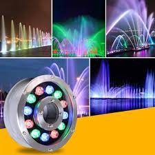 Eclairage Sous Marin - Spot LED Sous Marin, IP68 Étanche Anneau Fontaine  Lumière AC 12V 24V Projecteurs Sous-marins Pour Fontaines Trou Central  Sous-marin Étang Lumières Parc Fontaine Lumières(Purple : Amazon.fr:  Luminaires et