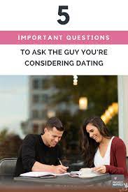 This is a list of about 80+ questions that i think you should go through before you get married. 5 Important Questions To Ask The Guy You Re Considering Dating Project Inspired This Or That Questions Christian Relationships Christian Dating