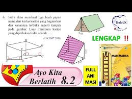 Pilihan ganda (pg)bab 10 (peluang)uji kompetensi 10 matematika kelas 8 halaman. Ayo Kita Berlatih 8 2 Kelas 8 Semester 2 Smp Mts Bangun Ruang Matematika Halaman 144 Samasaya Youtube