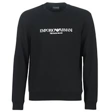 Keep up to date with the latest news about the giorgio armani and emporio armani collections. Emporio Armani 8n1me8 1j04z 1001 Black Fast Delivery Spartoo Europe Material Sweaters Men 130 00