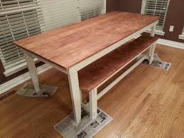 Rustic Table And Bench Minwax Honey Stain Rustic Kitchen Tables Rustic Kitchen Decor Kitchen Design Decor