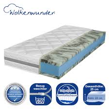Passend für ein bett von 140x200 cm. Wolkenwunder Doppel Gel Ks Gel Komfortschaummatratze Matratzen Online Kaufen Im Shop Von Matratzenunion