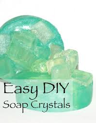 The diy crystal soaps are an amazing gift for your loved ones. Soap Deli News Blog Creative Lifestyle Blog With Diy Projects For Makers Crystal Soap Diy Gem Soap Diy Soap