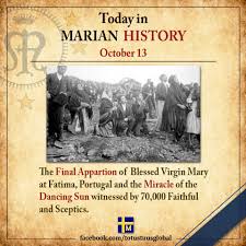 Totus Tuus - The Miracle of the Sun.(October 13, 1917) HISTORY ...