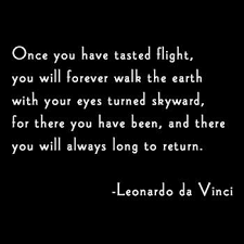 Once You Have Tasted Flight You Will Forever Walk The Earth With Your Eyes Turned Skyward Note Card Poster And Print Flight Quotes Da Vinci Quotes Words