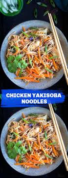 Chicken Yakisoba Noodles Japanese Stir Fried Noodles In 2020 Chicken Yakisoba Stir Fry Delicious Dinner Recipes