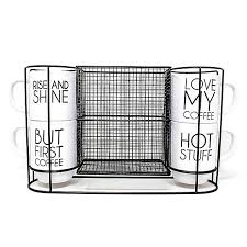 The online marketplace also has boasts exclusive deals through lazmall, as well as other. 5 Piece Stacking Mug And Rack Set Bed Bath Beyond