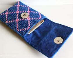 Rainbow Credit Card Holder Small Pouch Women Card Case Teal Credit Card Pouch Business Card Holder Gift For Women Women Accessories Artesanias De Lona De Plastico Bolso De Mano De Ganchillo