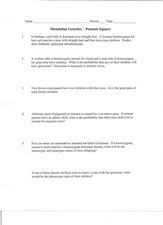List the two things that mendel's principles of genetics required in order to be true. Mendelian Genetics Lesson Plans Worksheets Lesson Planet