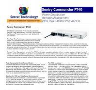 Sentry Commander PT40 - WDM, Inc.