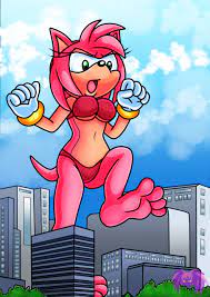 Amy Rose - City Stompin by SavanaPanther -- Fur Affinity [dot] net
