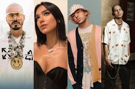 Before fame, family life, popularity rankings, and more. J Balvin Dua Lipa Bad Bunny Tainy Premiere New Song Un Dia One Day Pm Studio World Wide Music News