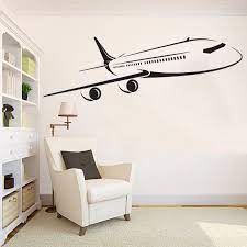 Printed on highest quality stock soft gloss paper. Airplane Wall Decal Airplane Decor Airplane Sticker Etsy Aviation Room Decor Nursery Wall Decals Airplanes Wall Decals