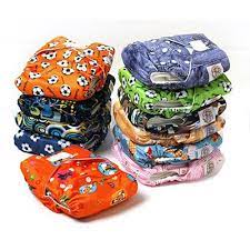 Sunny Baby Print Design All In One Washable Velcro Cloth Diaper Nappies 7 Diaper Covers Buy Online In Grenada At Grenada Desertcart Com Productid 21192260