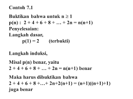 Materi mafia online adalah blog tentang materi, contoh soal, dan cara cepat mengerjakan soal serta persamaan matematika, fisika dan kimia. 7 Induksi Matematika Ppt Download
