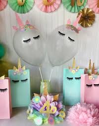 Tisch Einhorn Party Deko Geburtstag Tuten Ballons Einhorn Party Ideen Geburtstag Einhorn Einhorn Geburtstag