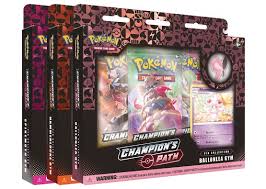 Pokemon Champion S Path Pin Collection 2 Display Box Breakaway Sports Cards 15.11.2019 · the ballonlea gym's leader is opal and it is the fifth galar gym. pokemon champion s path pin collection 2 display box