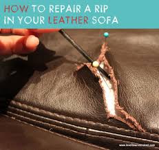 Fix A Rip In Your Leather Sofa Love It Learn It Make It Leather Couch Repair Leather Repair Repair