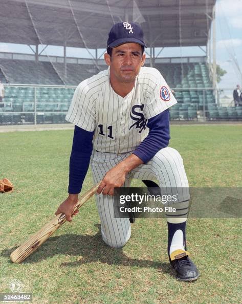 Luis Aparicio of the Chicago White Sox poses before a season game.... News Photo - Getty Images