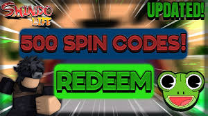 Shindo life codes are promotional codes issued from time to time that give you free goods, usually spins. 500 Spin Code All Shindo Life Spin Codes Updated Shindo Life Shindo Life Spin Codes Youtube