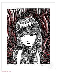 Doodlehead Limited Edition Emily The Strange Art Print 60 00 Via Etsy Emily The Strange Art Weird Art