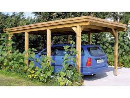Skan Holz Flachdach Einzelcarport Holstein 316 Cm X 554 Cm Kaufen Bei Obi Flachdach Einzelcarport Dach