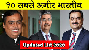 Top 10 Richest People in India 2020 | Top Indians by Net Worth | Updated  List 2020 - YouTube