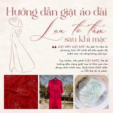 HƯỚNG DẪN GIẶT HẤP VÀ BẢO QUẢN ÁO DÀI TƠ TẰM 💖 Có rất nhiều nàng dâu yêu thích tơ tằm nhưng không biết nên giặt hay bảo quản như thế nào,