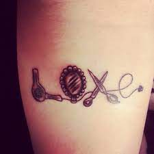 Cosmetology Tattoo Hairstylist Tattoo Small Tattoo Shears Tattoo Piercing Tattoo Love Tattoos Cosmetology Tattoos