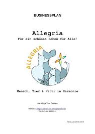 Allegria is a web development and consulting company based in greece. Businessplan Allegria