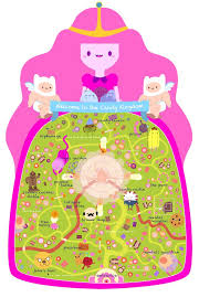Candy Kingdom Map Adventure Time Characters Adventure Time Anime Adventure Time