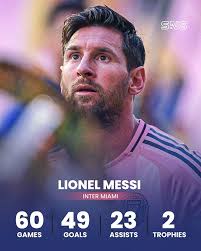 Chif Messi ak Inter Miami aprè 60 match !