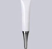 6PCS 15ML/0.5oz Empty White Plastic Soft Squeeze Tubes Cosmetic Eye Cream  Tube Bottle with Silver Cap Makeup Sample Travel Packing Container Jars ...