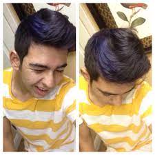 Blue Streak Men S Hair Mens Hairstyles Men Blue Streaks