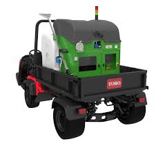 Hot water weed killer machine. Foamstream By Weedingtech Industrial Herbicide Free Weed Control