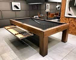Custom Walnut Parsons Pool Table Pool Table Room Pool Table Room Decor Custom Pool Tables