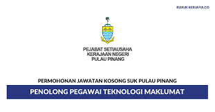 Penza, perpignan adalah diarahkan selanjutnya bahawa secepat mungkin, arahan ini difailkan dalam pejabat setiausaha negara dan bahawa publisiti dan. Pejabat Setiausaha Kerajaan Negeri Pulau Pinang Suk Pulau Pinang Kerja Kosong Kerajaan