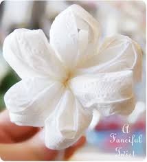 Paper flower pink peony & hydrangea bouquet. A Fanciful Twist Feeling Crafty Toilet Paper Flowers