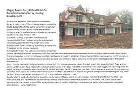 Tippers have over 100 years experience in the building materials industry and offer a huge range of products and services to the. Magply Boards Carry K Rend Finish To Complete Exclusive Surrey Housing Development Magply