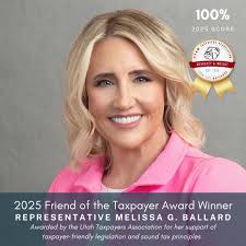 What a nice surprise! Thank you Lt. Governor Deidre Henderson for this  recognition. I'll continue to work hard for House District 20
